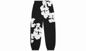 Big Cotton Wreath Sweatpants "Black"
