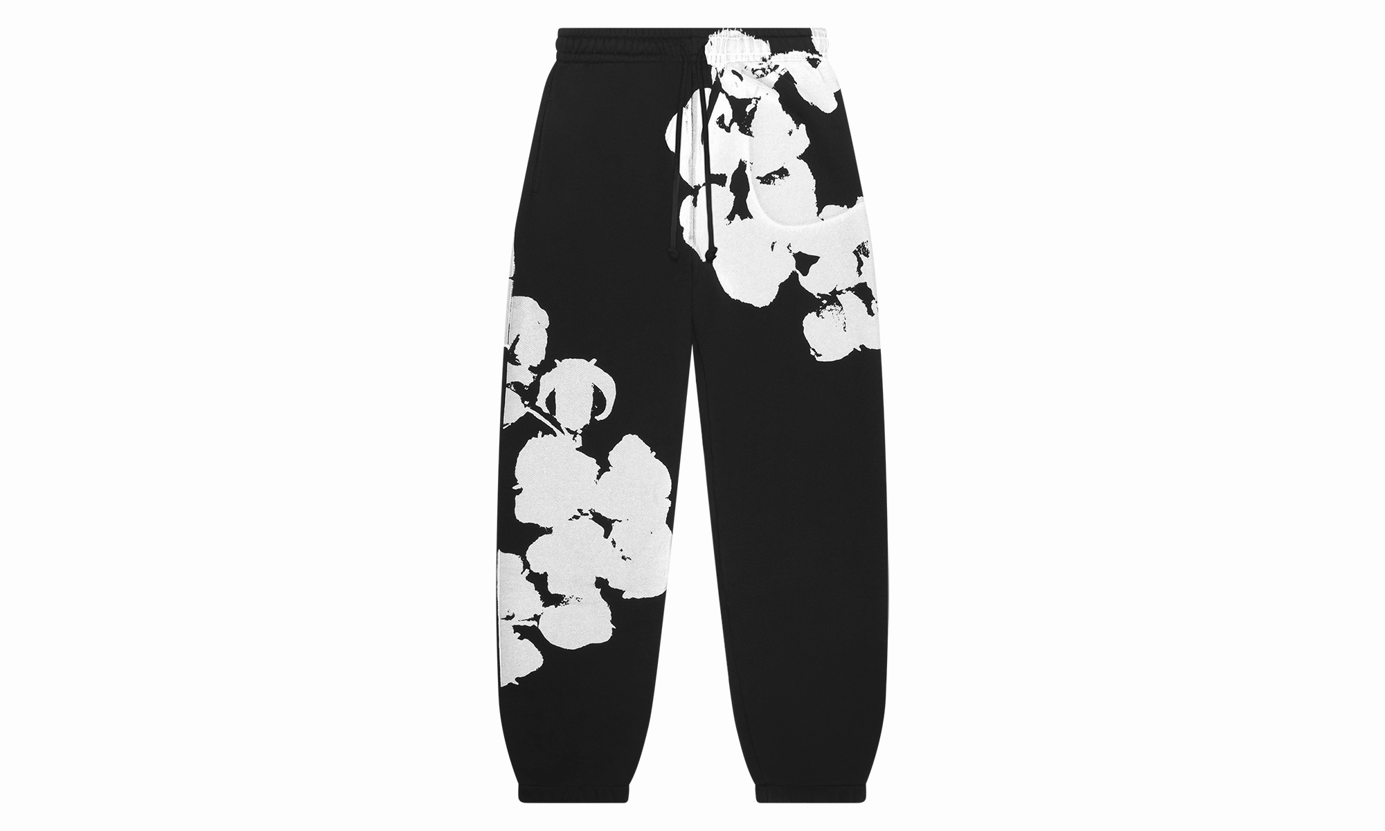 Big Cotton Wreath Sweatpants "Black"