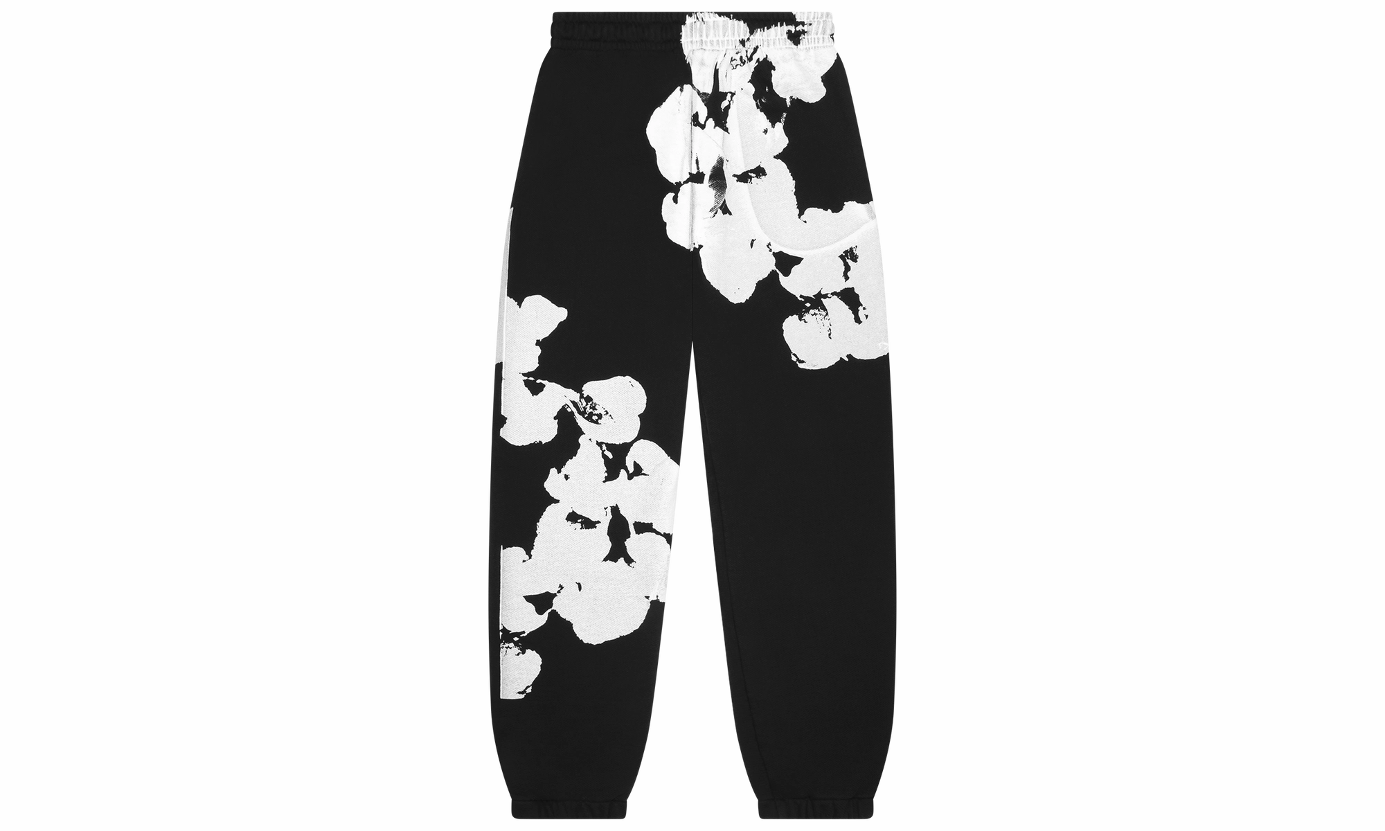 Big Cotton Wreath Sweatpants "Black"