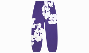 Big Cotton Wreath Sweatpants "Purple"