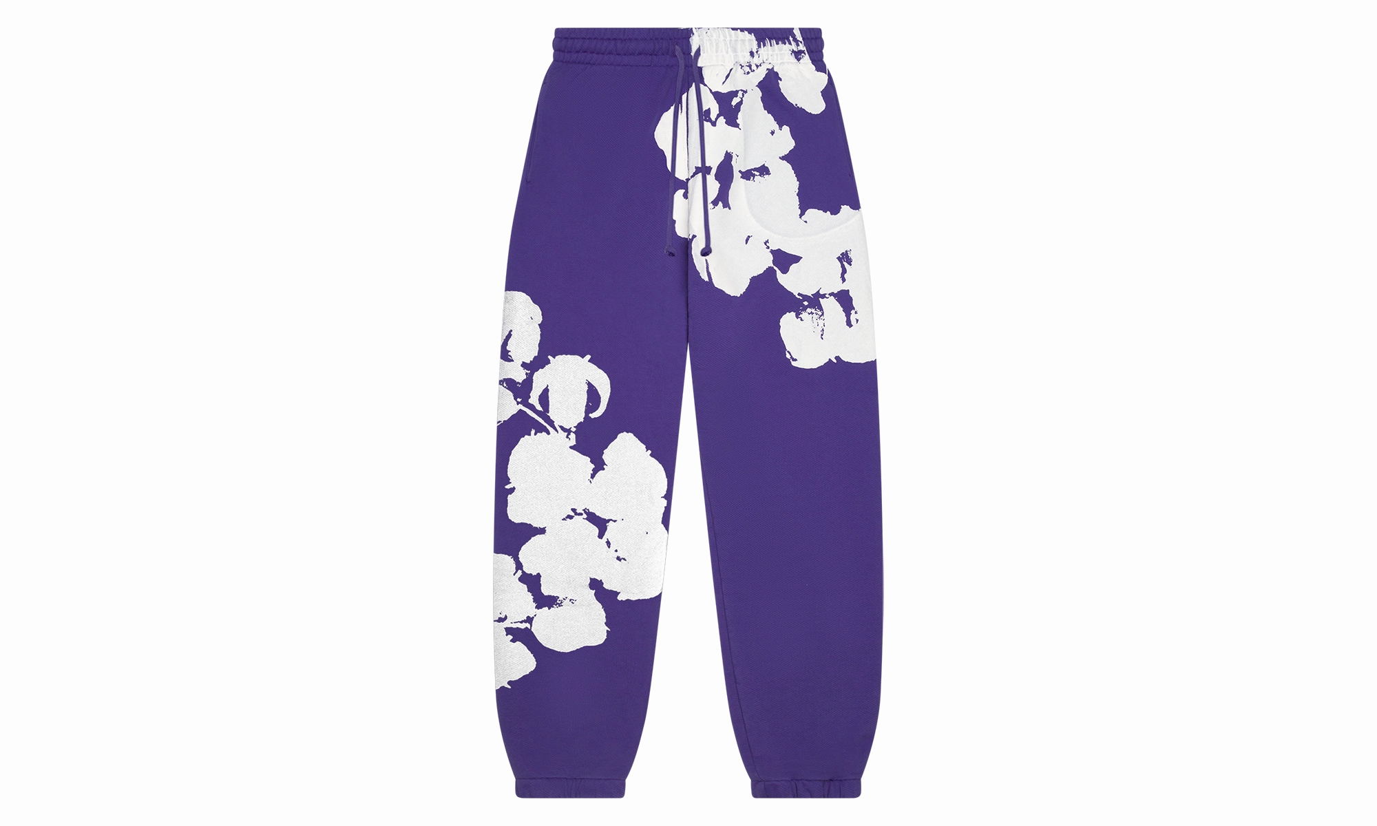 Big Cotton Wreath Sweatpants "Purple"