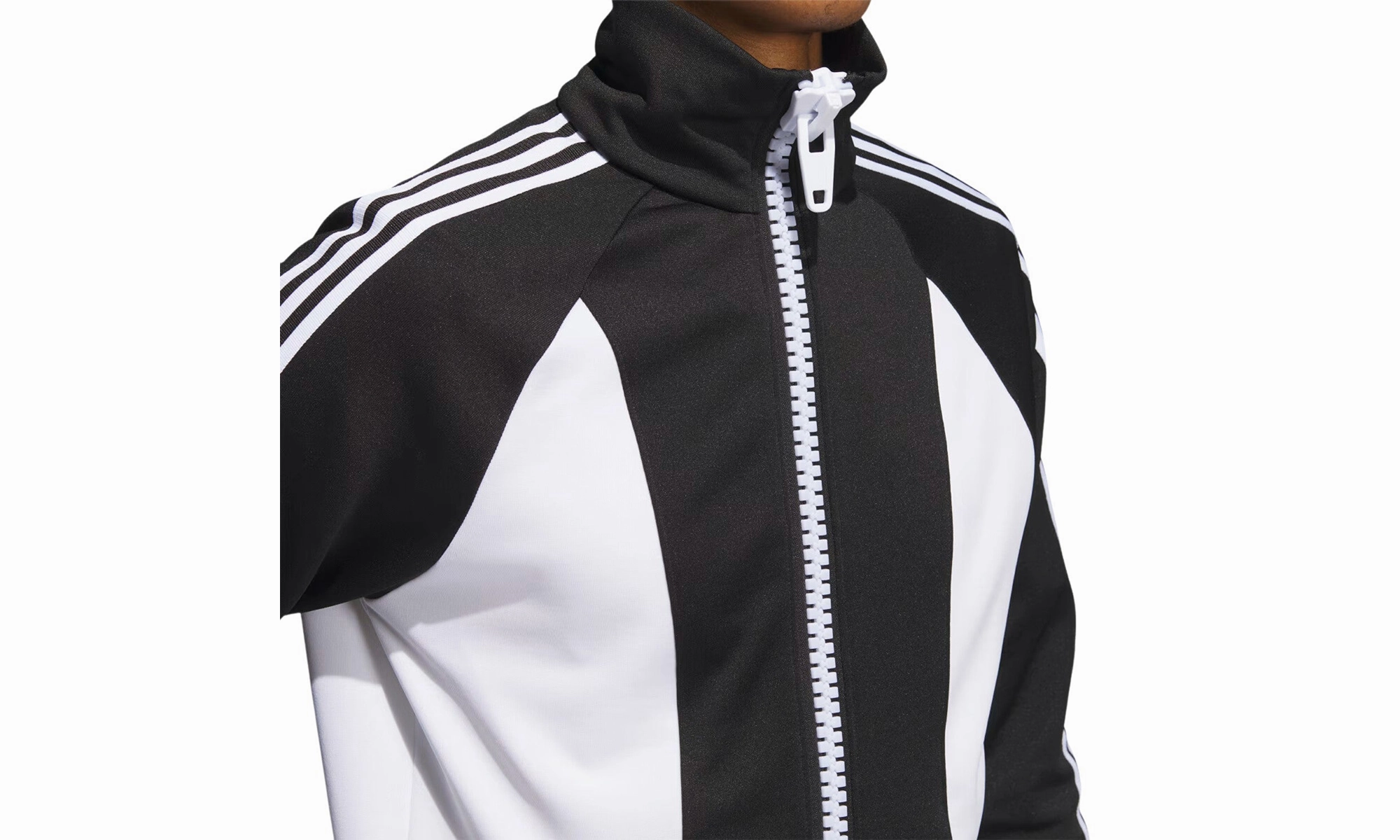 Jump Core AdjustableWaistband Big Zipper Jacket Black "BLACK"
