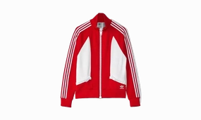 Big Zipper Jacket Vivid Red "VIVRED" Peace Glow NonIrritating Seams