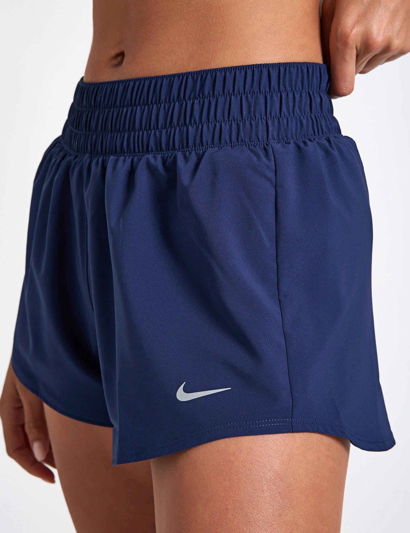 One Dri-FIT 3" Brief-Lined Shorts - Midnight Navy/Reflective Silver Multi Pocket System