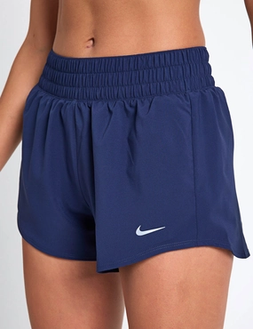 garden work Stylish Outfit One Dri-FIT 3" Brief-Lined Shorts - Midnight Navy/Reflective Silver