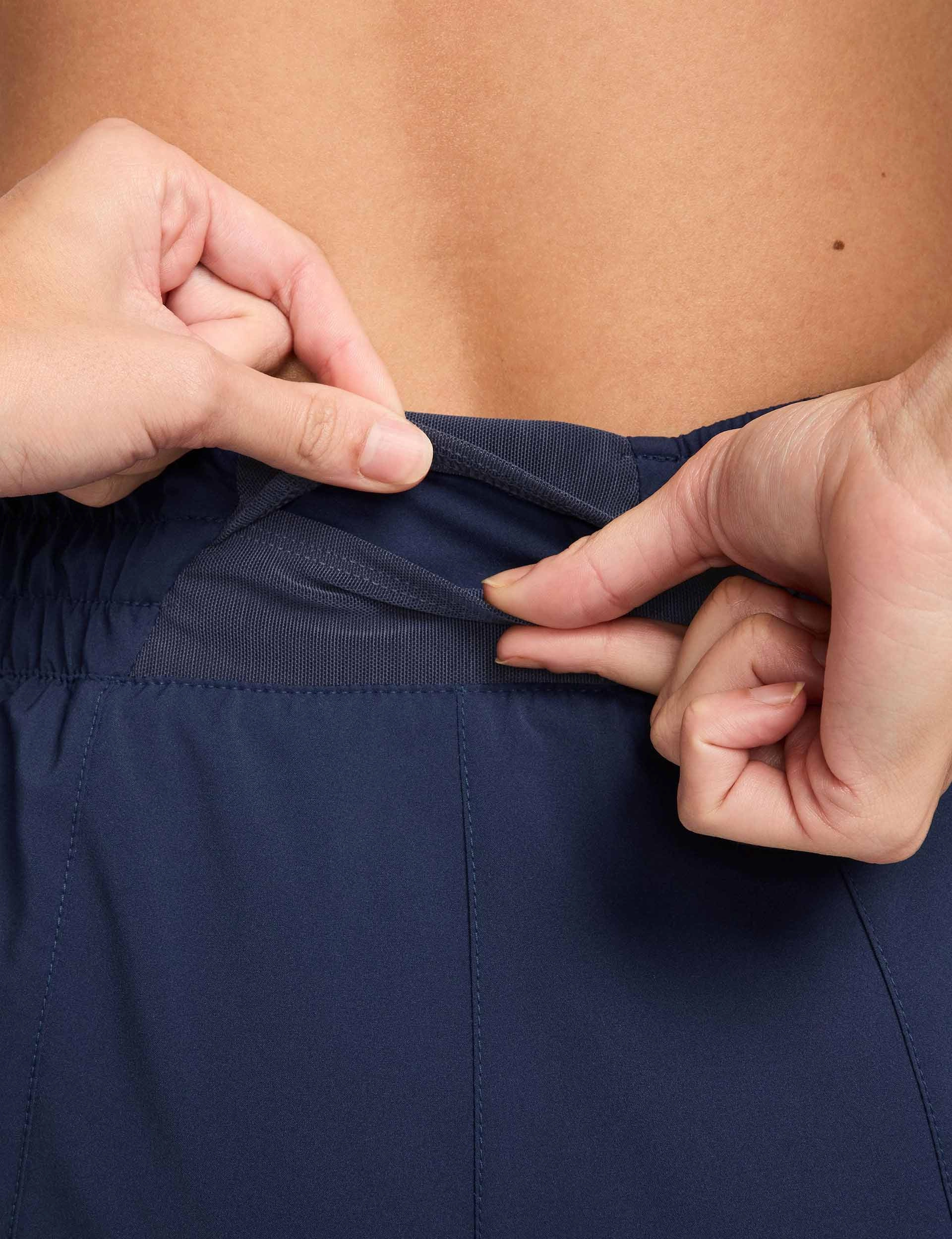 One Dri-FIT 3" Brief-Lined Shorts - Midnight Navy/Reflective Silver tumble dry Compression Support Layer