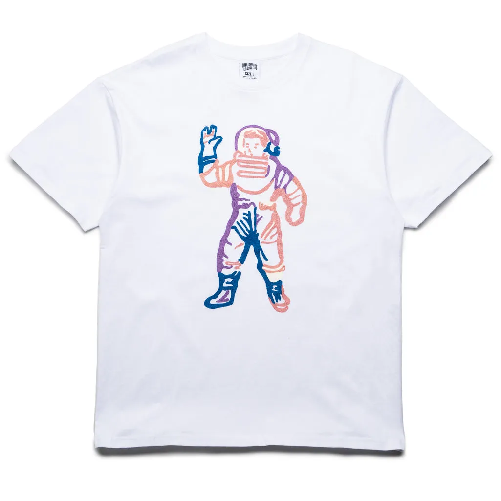 Paisley Modern Design Billionaire Boys Club Astronaut Knit Tee - White