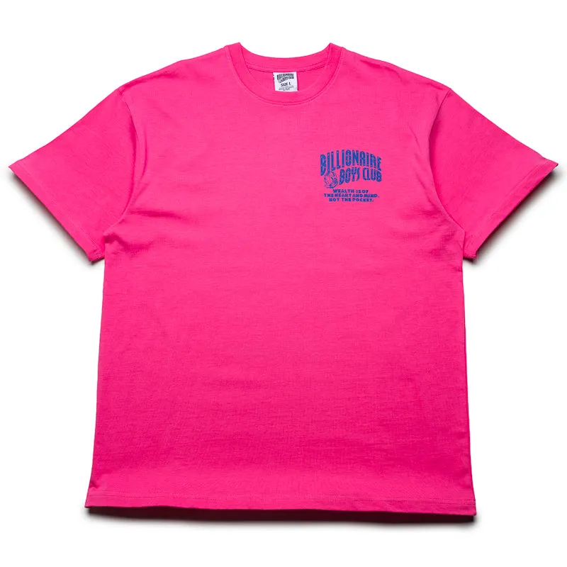 Odor Resistant Luxury Billionaire Boys Club Debris Tee - Carmine Rose