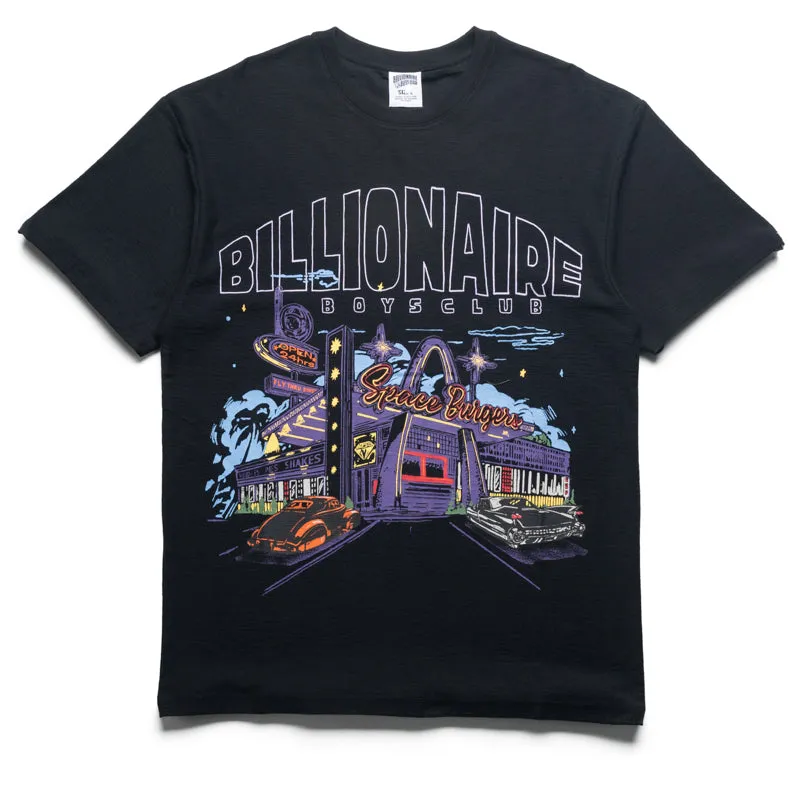 neon colors Beach Billionaire Boys Club Diner Knit Tee - Black