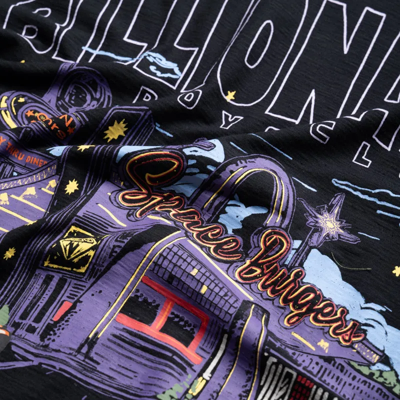Billionaire Boys Club Diner Knit Tee - Black loafers