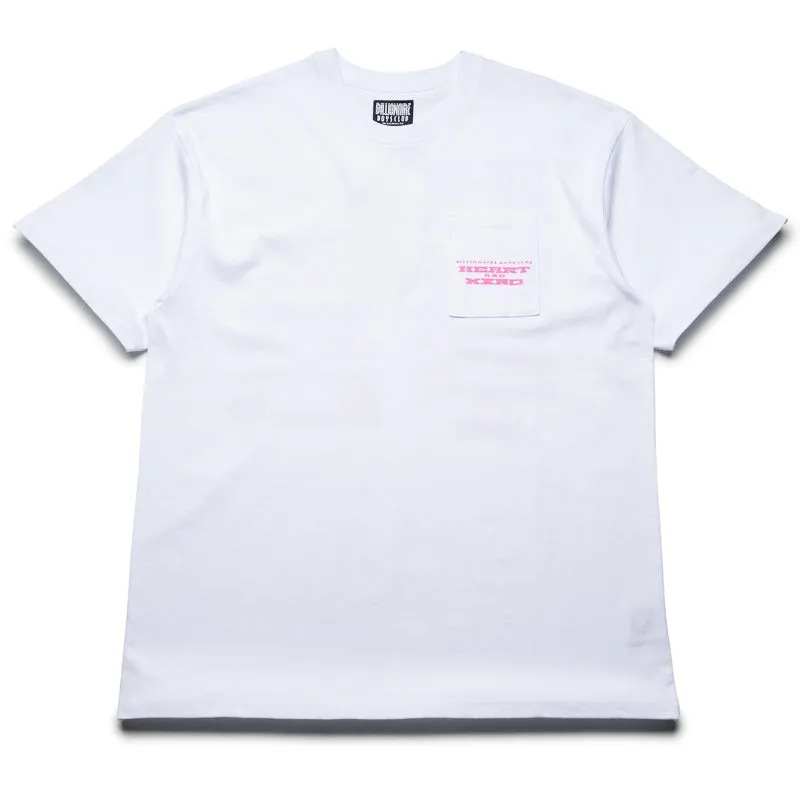 Billionaire Boys Club Heart Knit Tee - White tennis venue