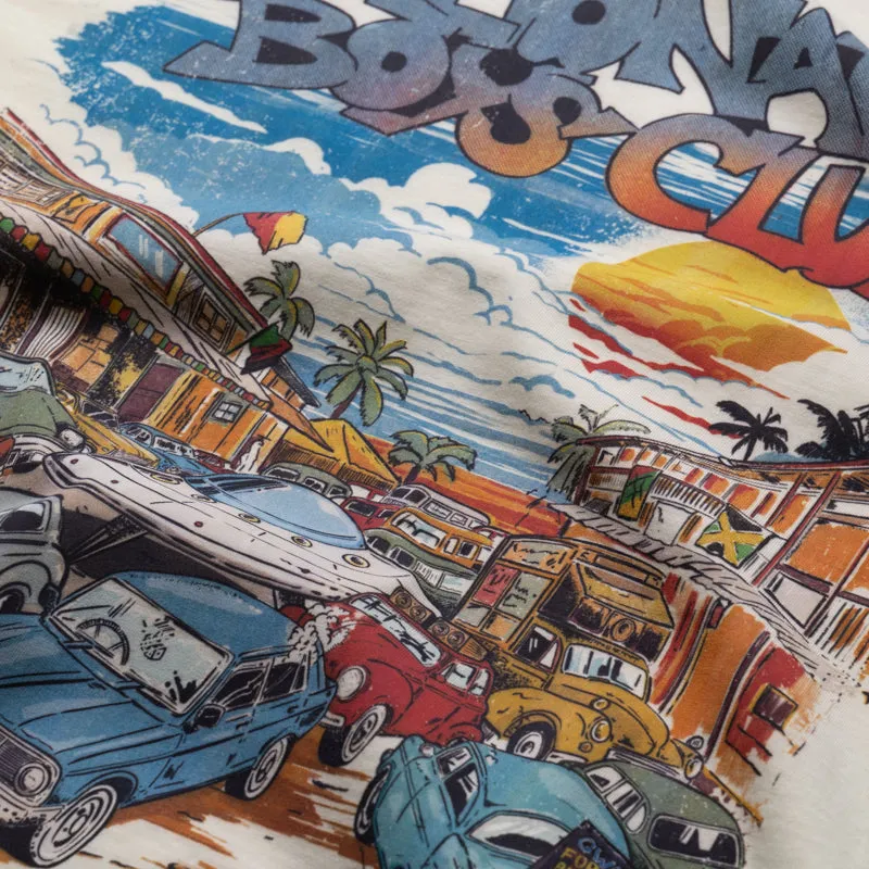 Skiing Billionaire Boys Club Partay Tee - Winter White