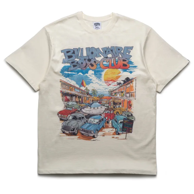 Billionaire Boys Club Partay Tee - Winter White loose silhouette