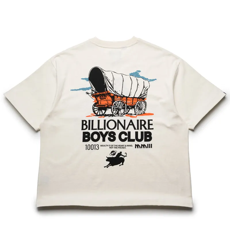 Billionaire Boys Club Rodeo Knit Tee - Whisper White Classic golfing venue