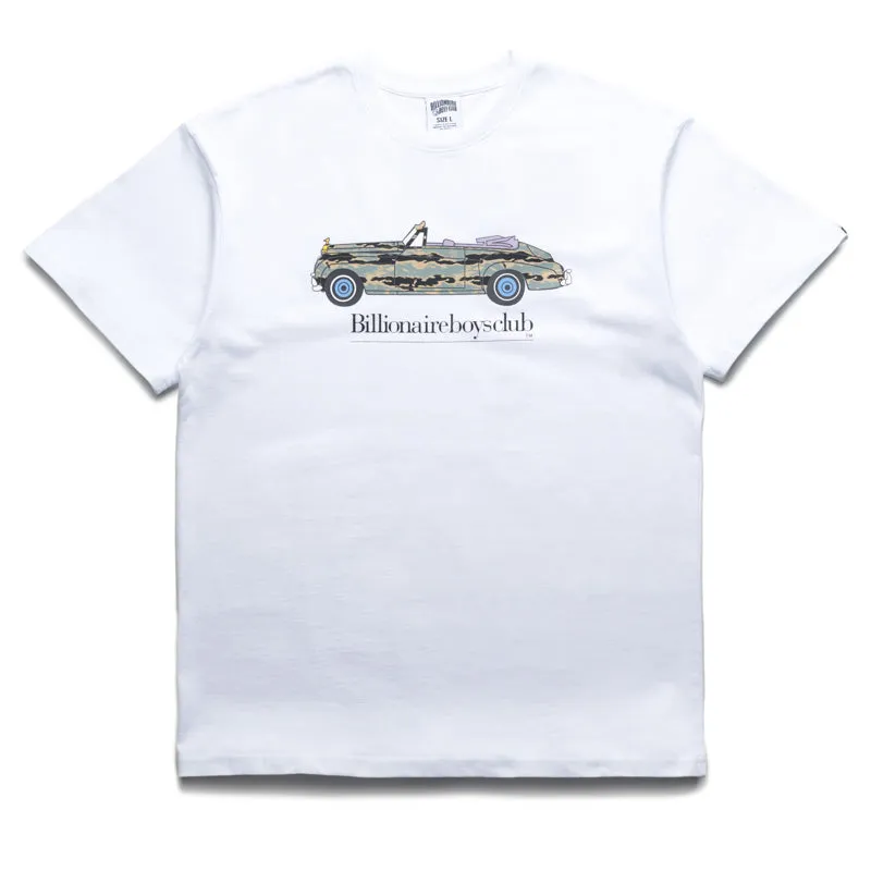 Billionaire Boys Club Rolls Tee - White tag coastal climate