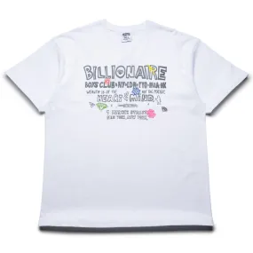 Stretchy Billionaire Boys Club Satellites Knit Tee - White