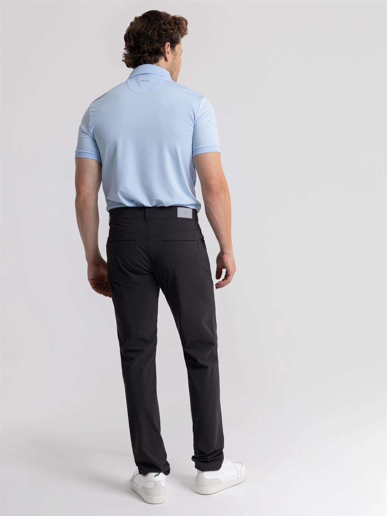Simple Comfort Urban appeal Bingham Performance Five Pocket Trousers Carbon Black
