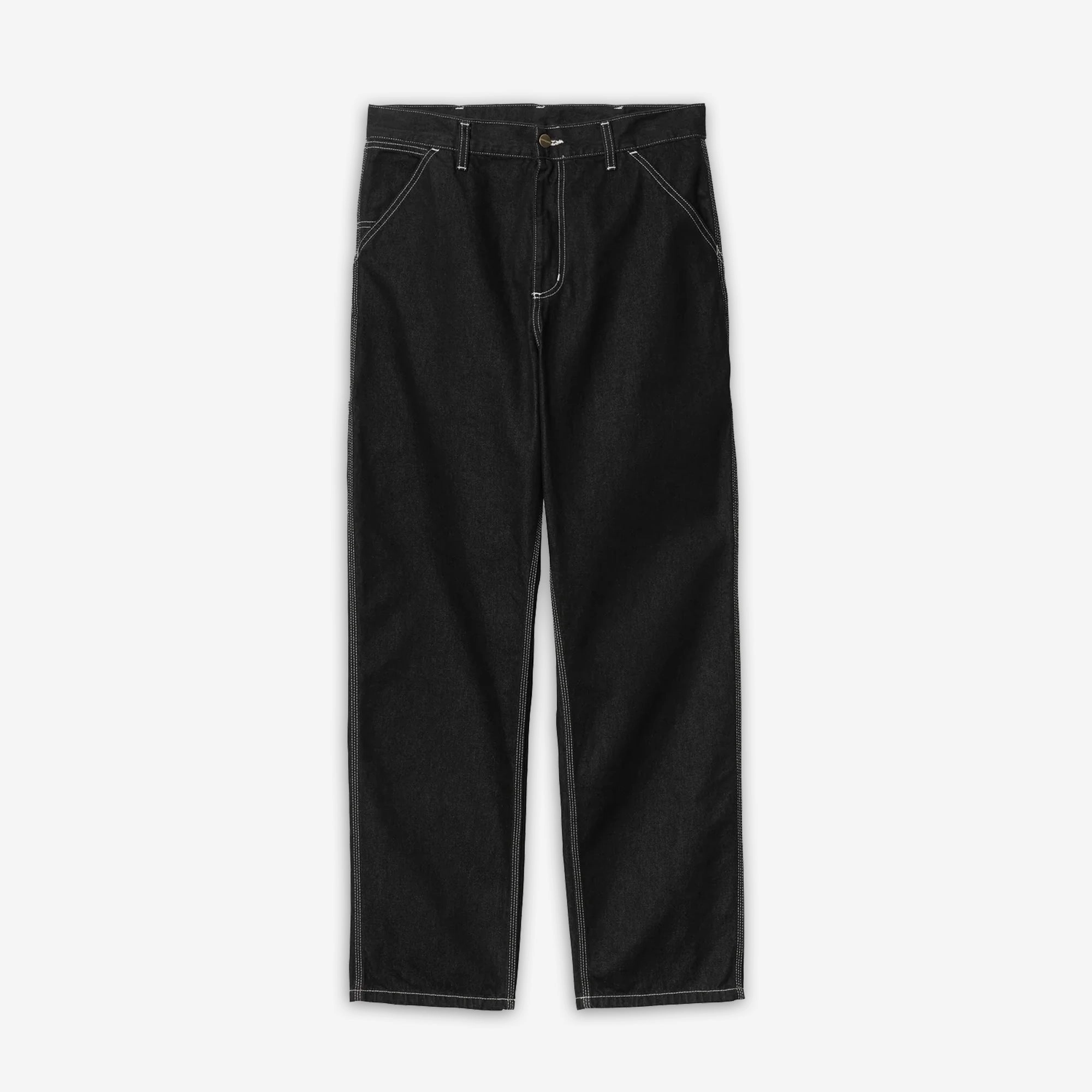 Carhartt | SINGLE KNEE PANT { BLACK Adjustable Waistband