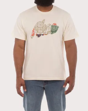 Akoo Tabreeze White Tee EcoFriendlyMaterial Event Vibe