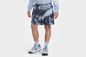 Nike ACG Men's Allover Print Trail Shorts (Gridiron/Cobalt Bliss) Layered Paneling