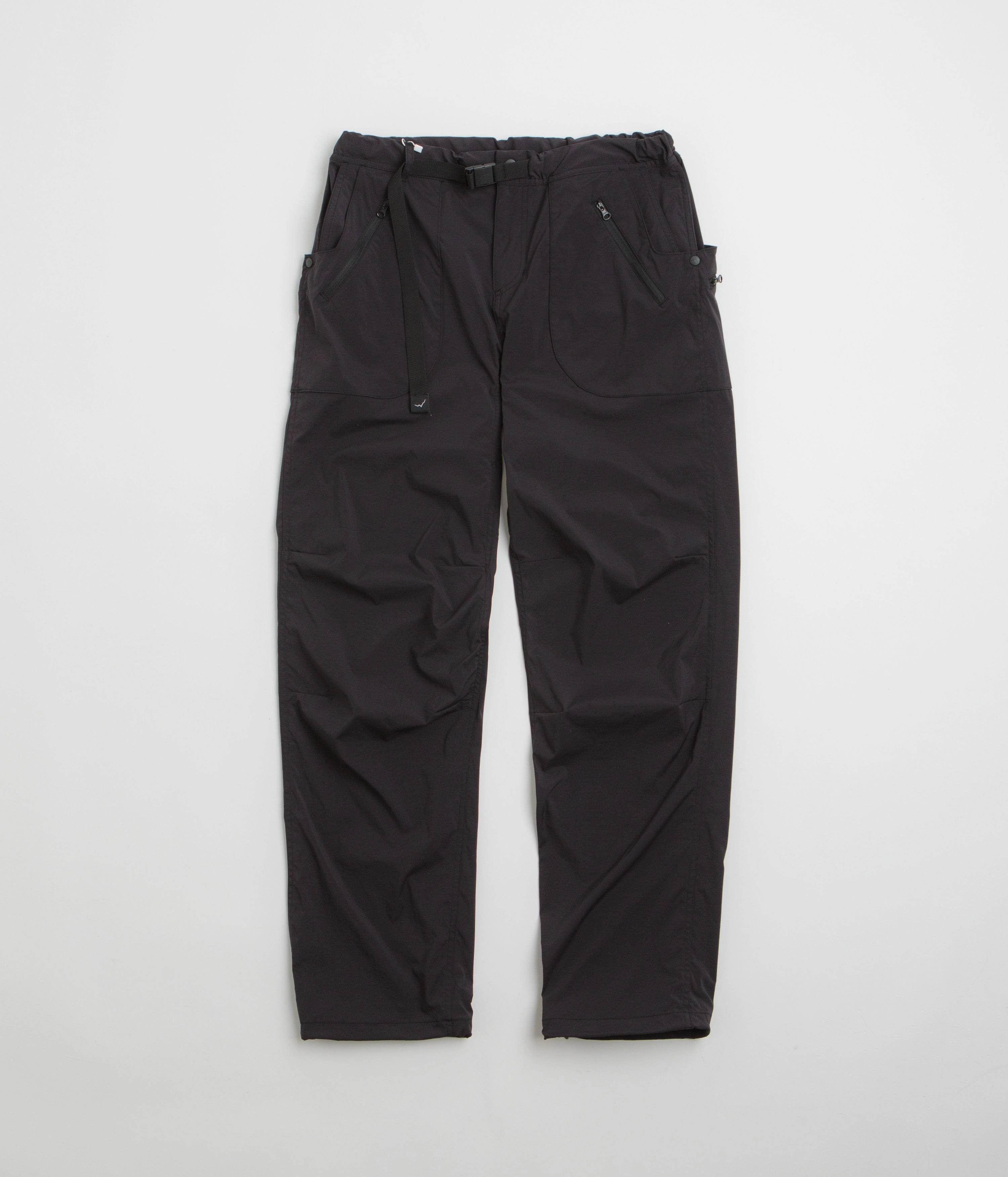 Cayl Multi Pocket Wide Pants - Black Stretch Motion