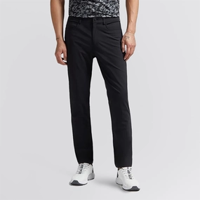 Form Fitting Eco Friendly Dye Process Tour 5 Pocket Straight Leg Trousers Onyx