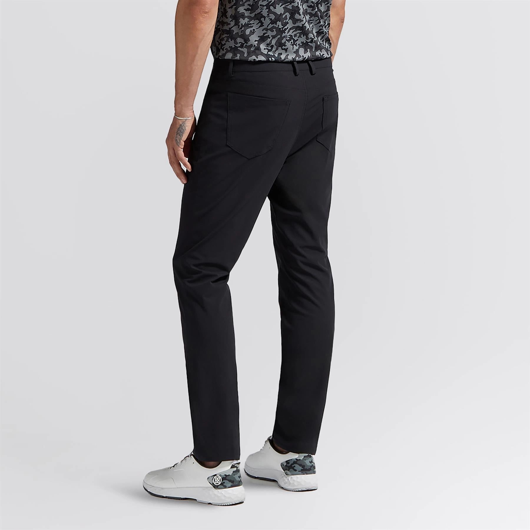 Tour 5 Pocket Straight Leg Trousers Onyx ArticulatedJoints