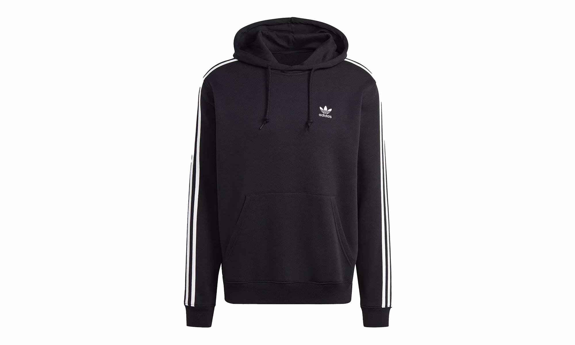 Adicolor Classics 3-Stripes Hoodie "Black" Organic Ease PillingResistant