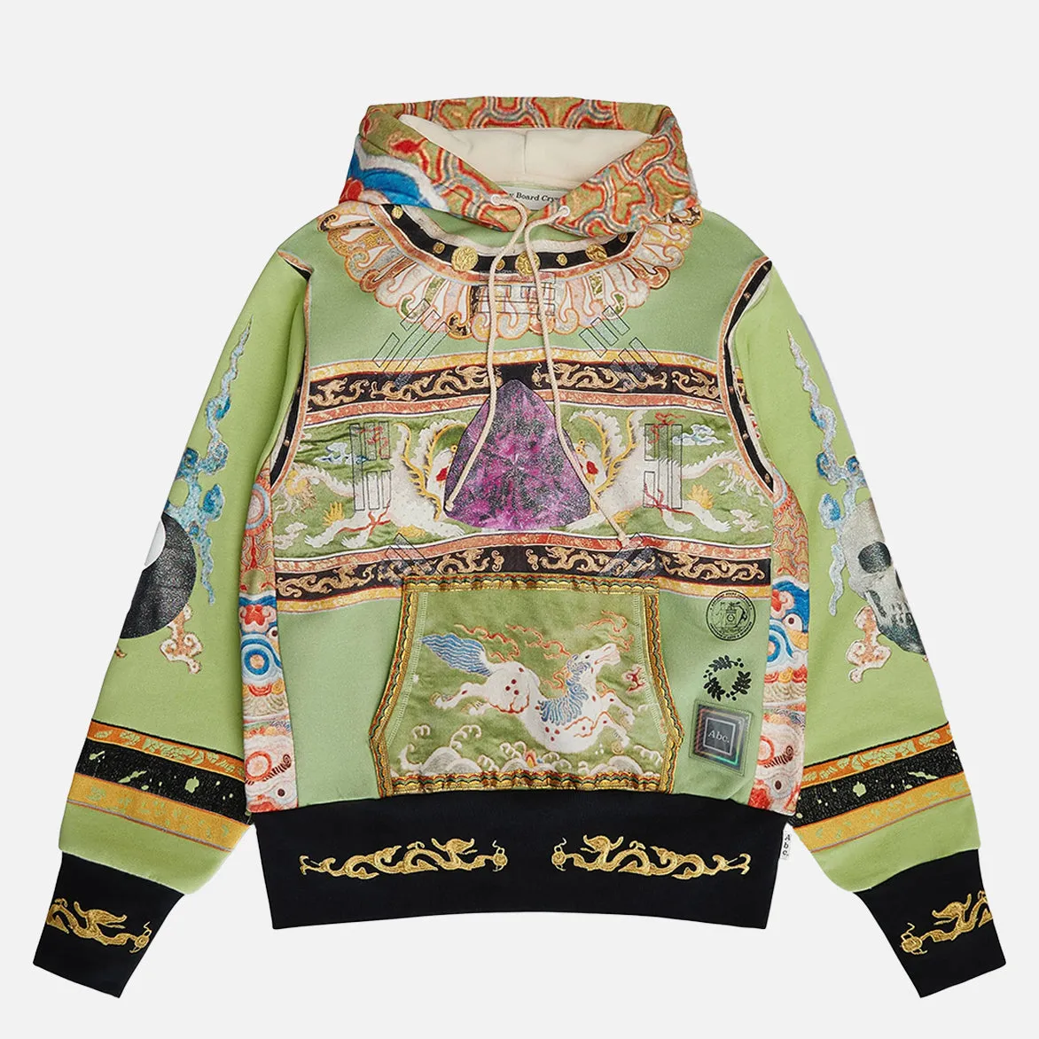 LayeredNeckline BIRTHSTONE HOODIE: 02 "FEBRUARY"