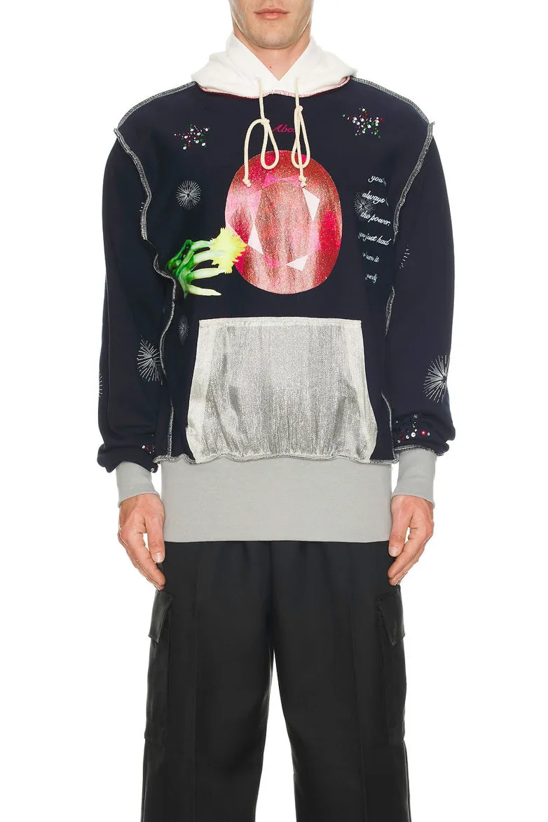 BIRTHSTONE HOODIE: 07: "JULY" Luxury Core hypoallergenic material