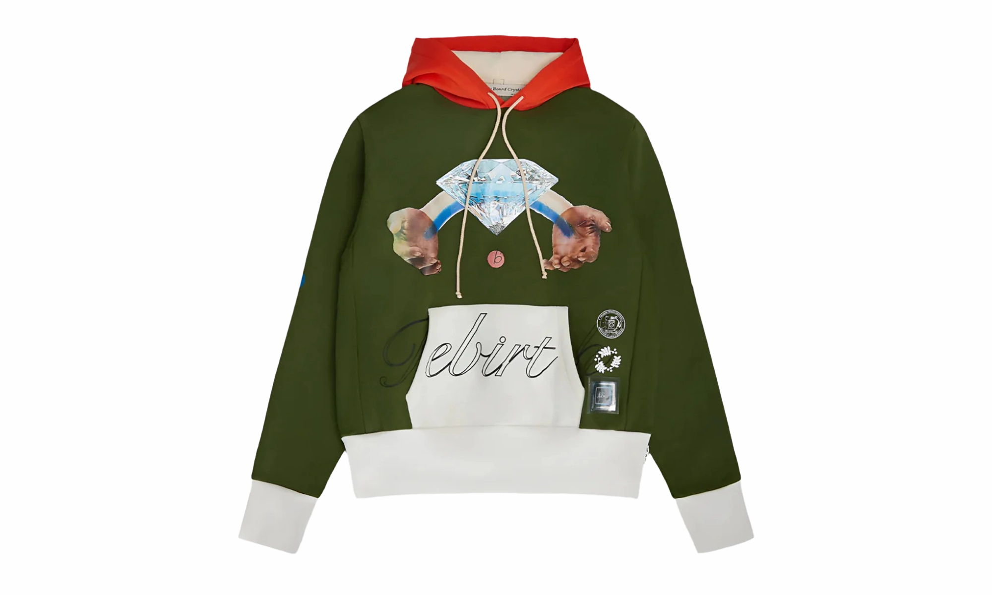 Birthstone Pullover Hoodie - April "Olive"