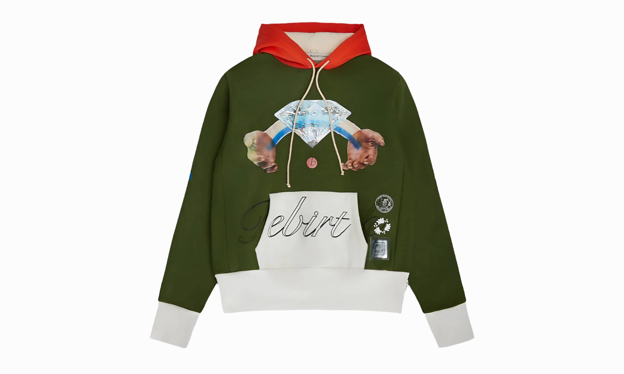 Birthstone Pullover Hoodie - April "Olive"