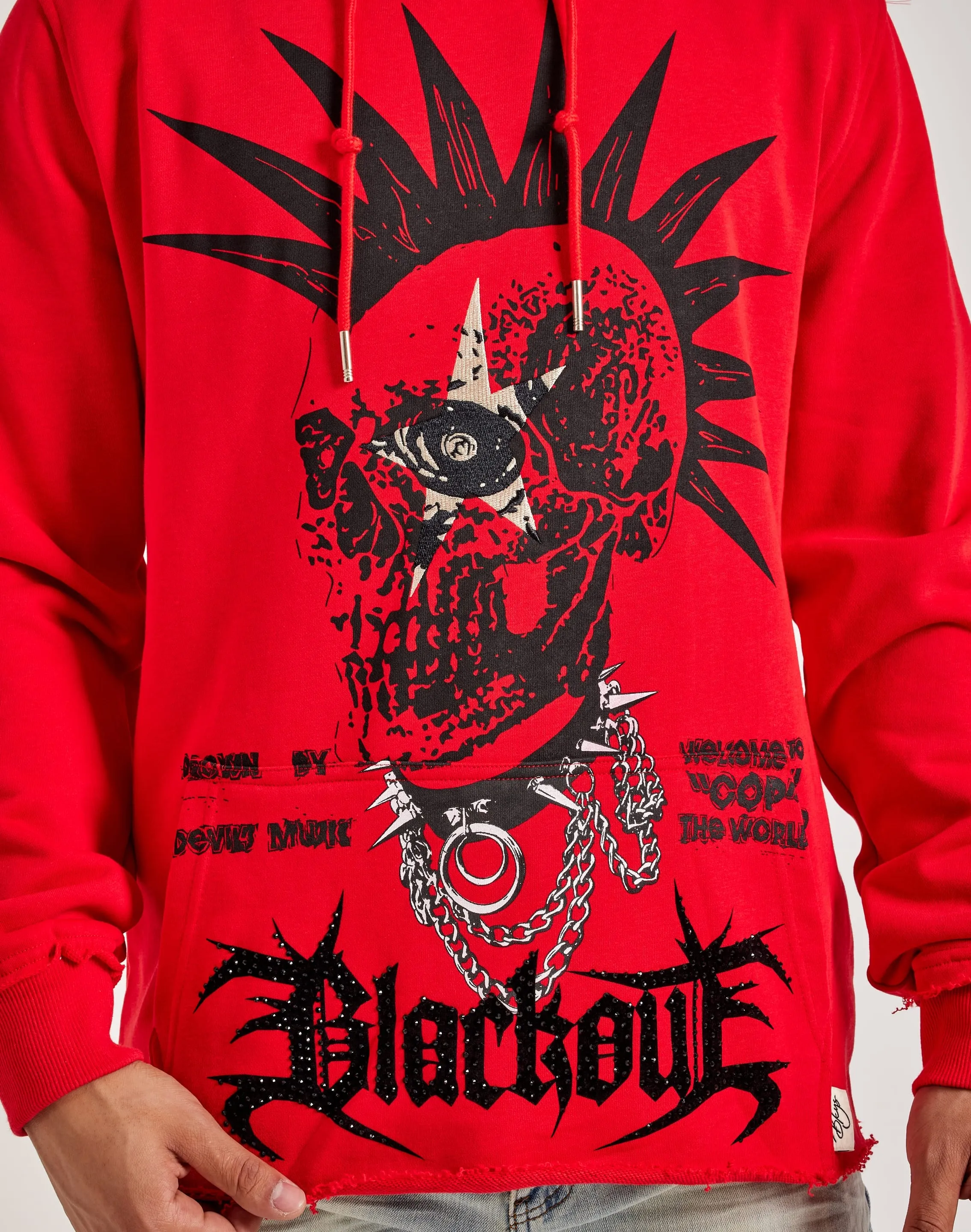 BKYS Born To Tour Hoodie Reflective details Wool Fit