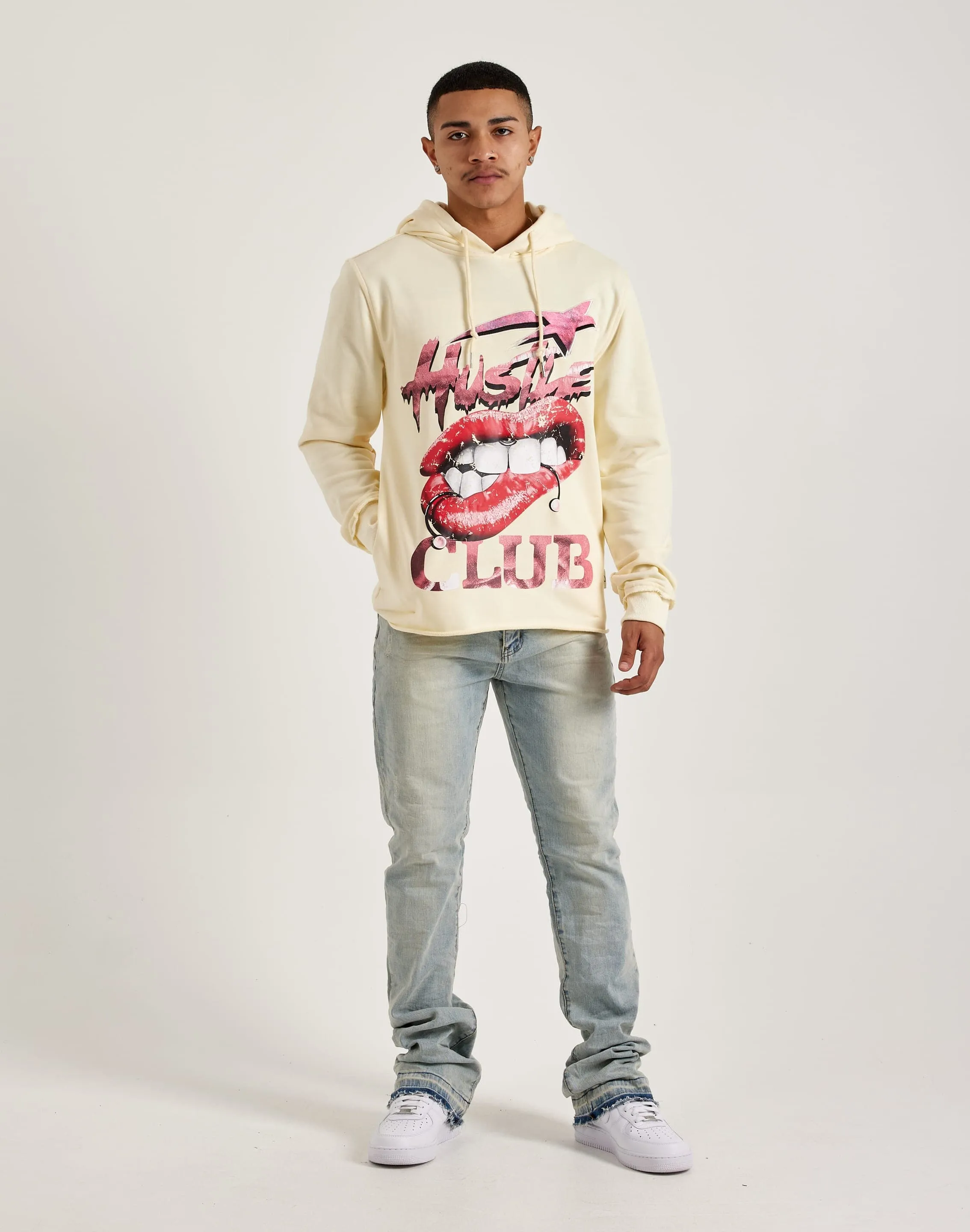 BKYS Hustle Club Hoodie BalancedDrape Trust Glow