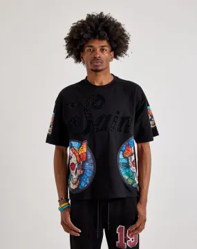 Quiet Core BKYS  Saint Crop Short Sleeve Tee