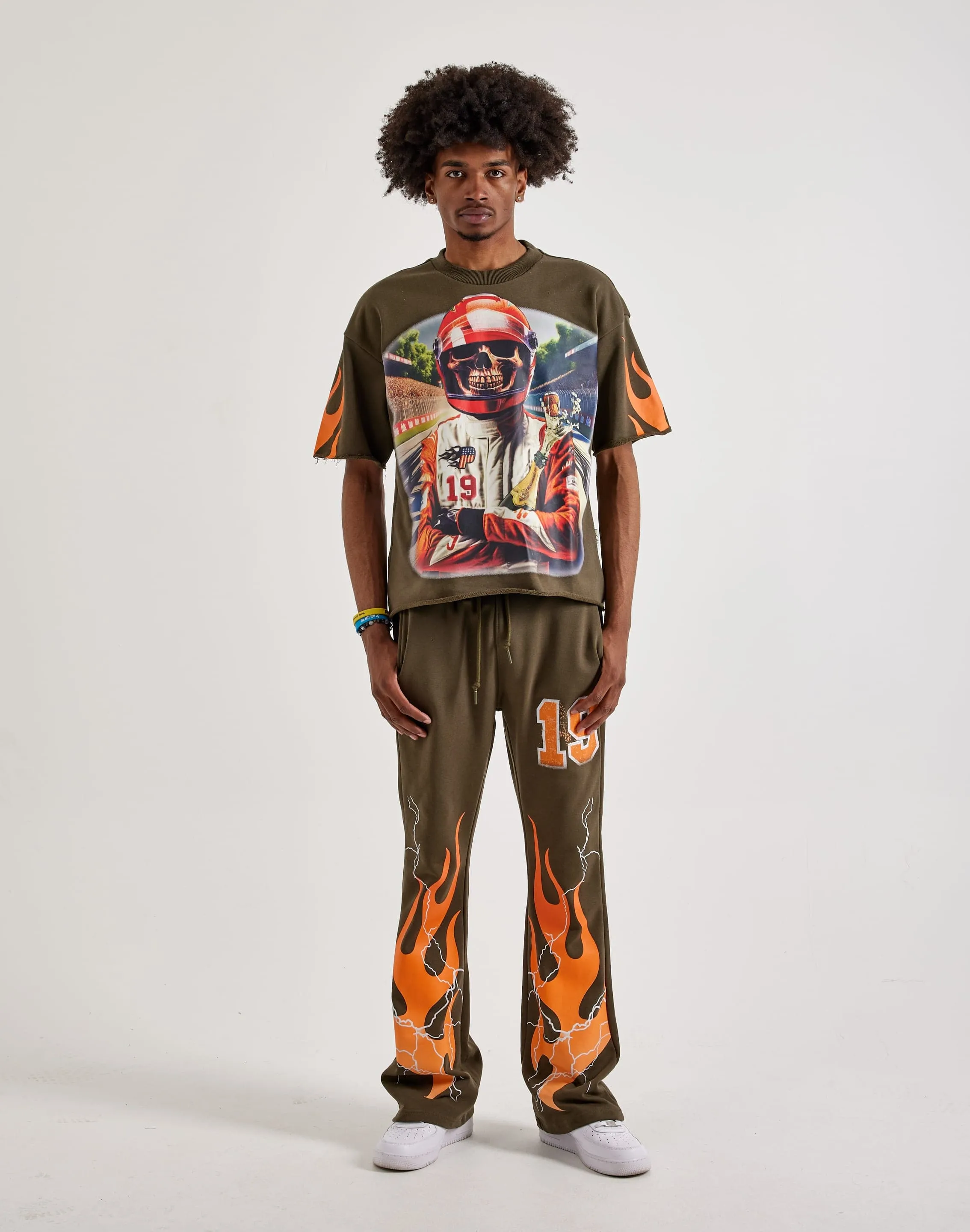 BKYS  Waves Flame Pants Glitter Fit Gentle Power