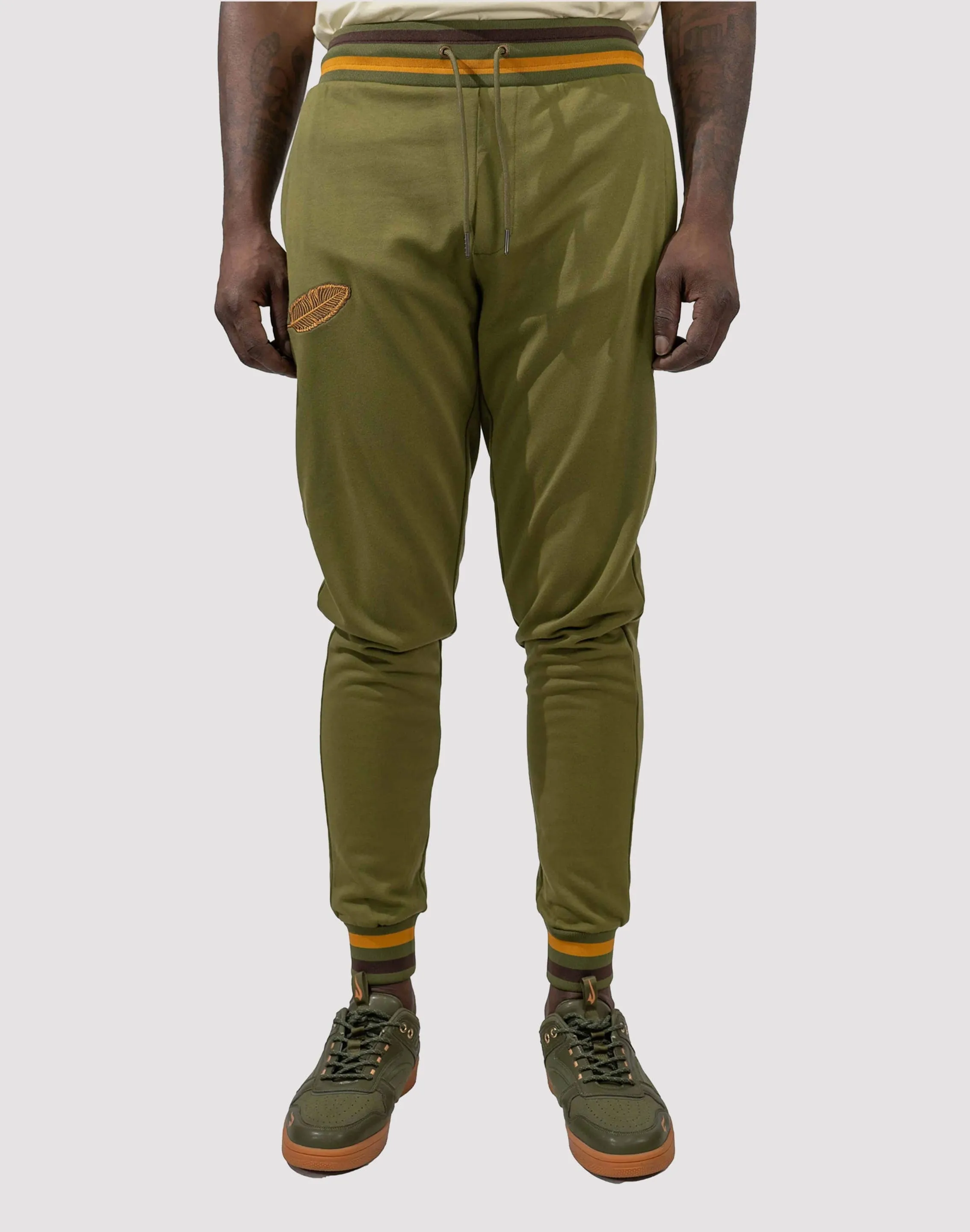 Blac Leaf Classic Joggers FrictionResistantFabric Strong Glow