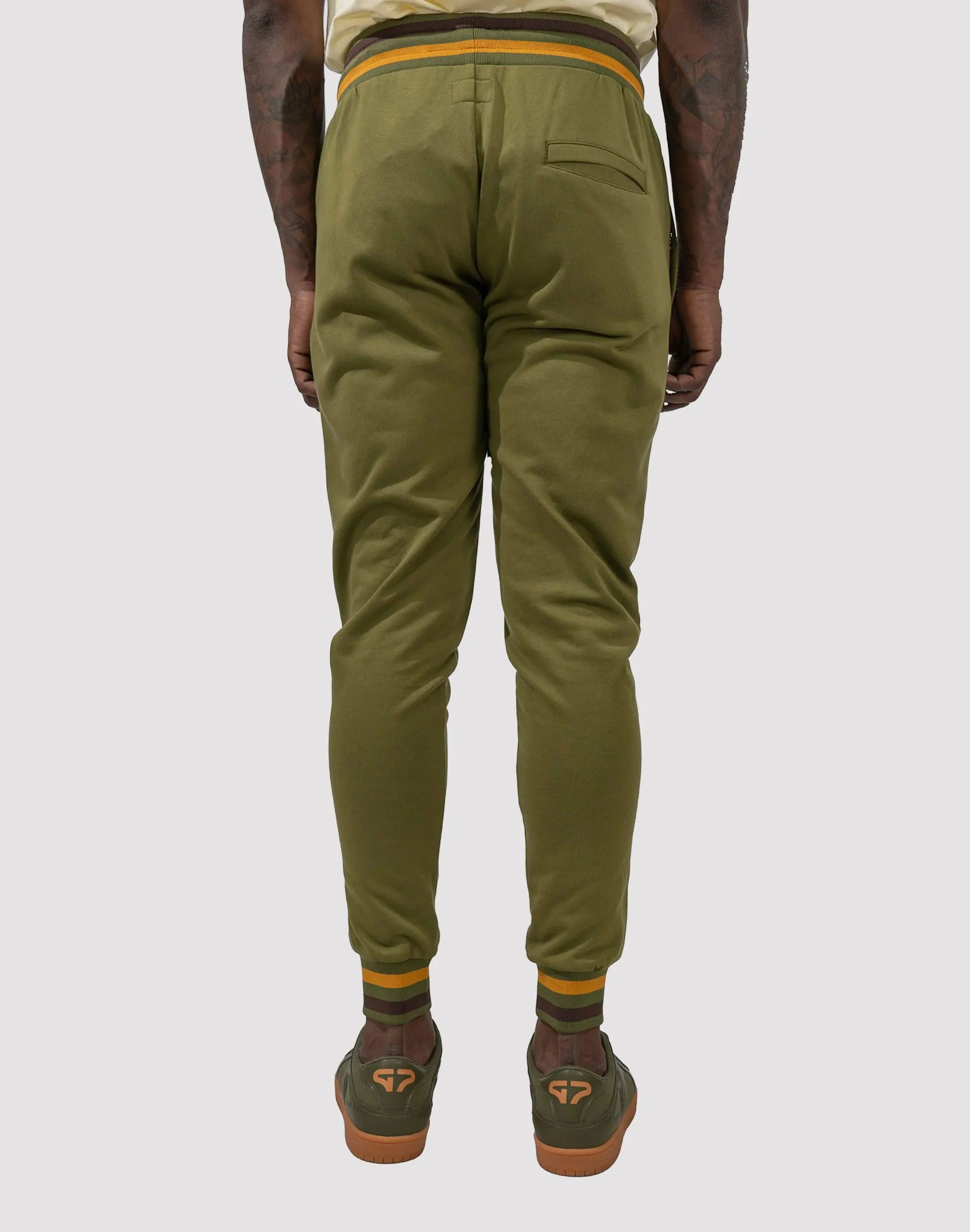 Classic Glow Windproof Fabric Blac Leaf Classic Joggers