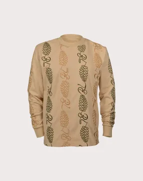 Soft Inner Lining Cyber Glow Blac Leaf Stay Strong Fleece Crew