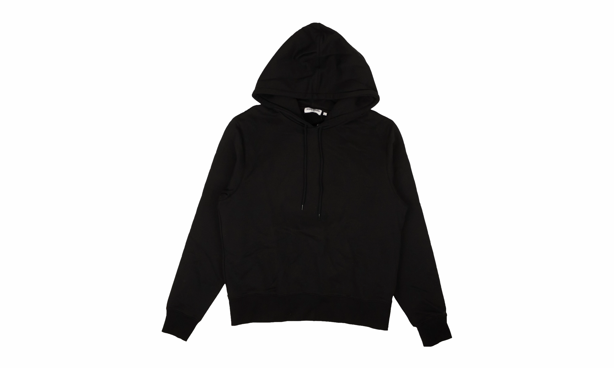 BLANK HOODIE "Black"