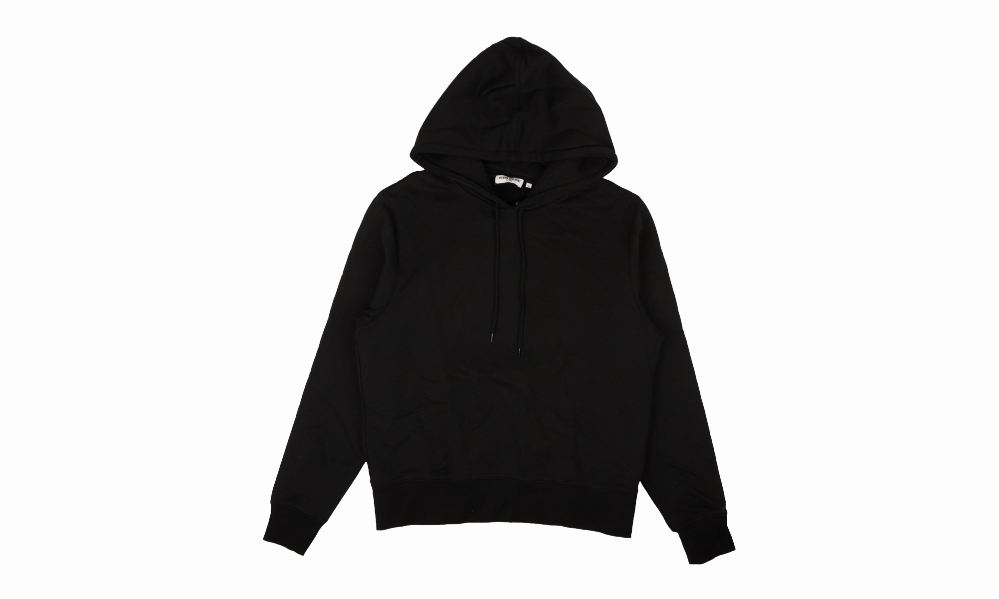 BLANK HOODIE "Black"