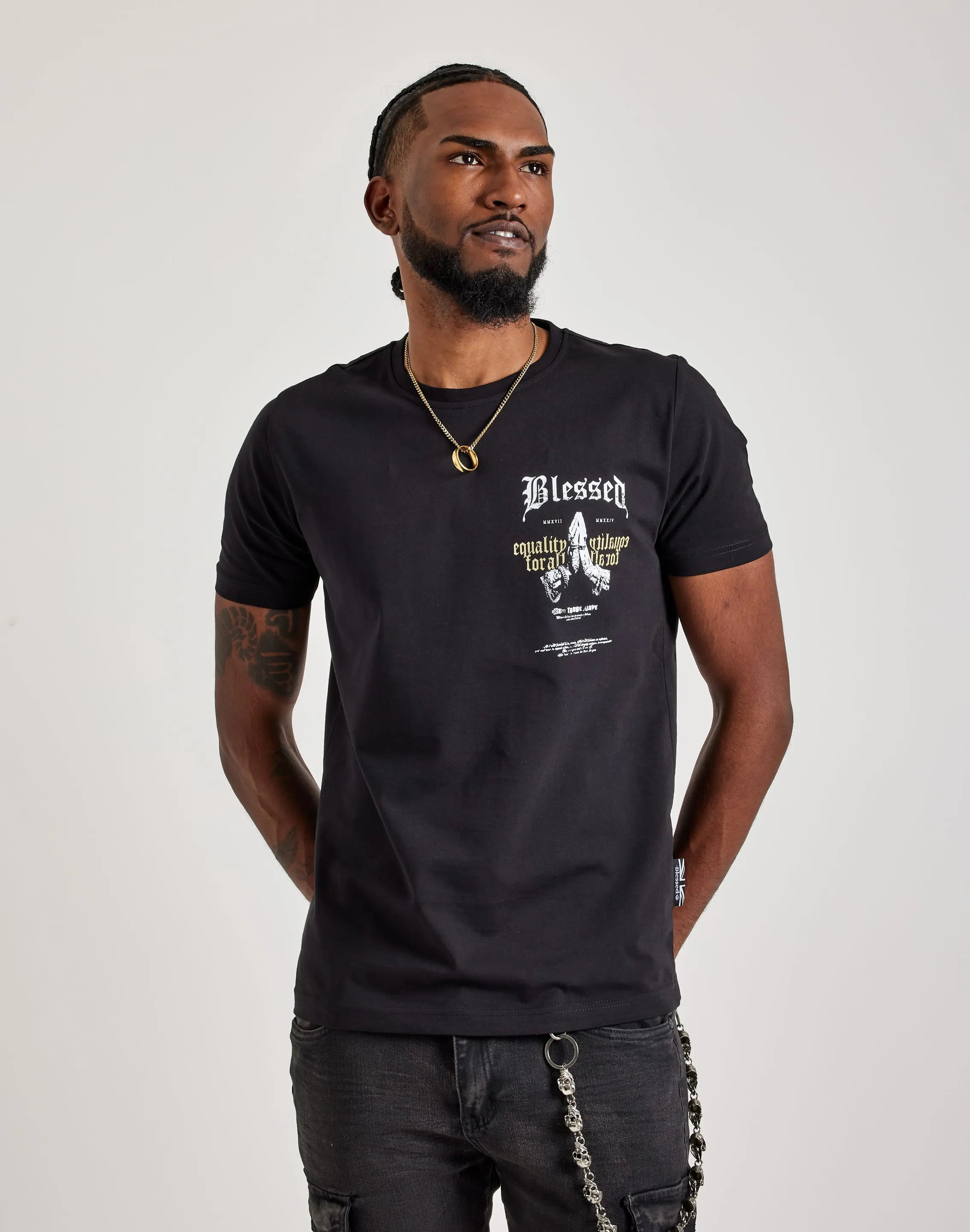 Blessed UK Equality Tee FrictionResistantFabric EcoFriendlyMaterial