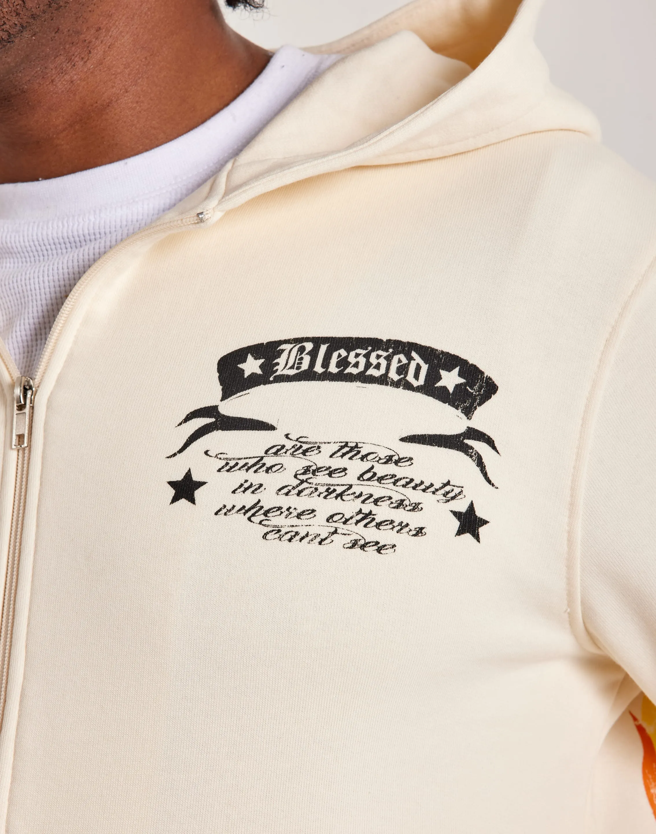 Zen Ease Blessed UK Hear No Evil Full-Zip Hoodie