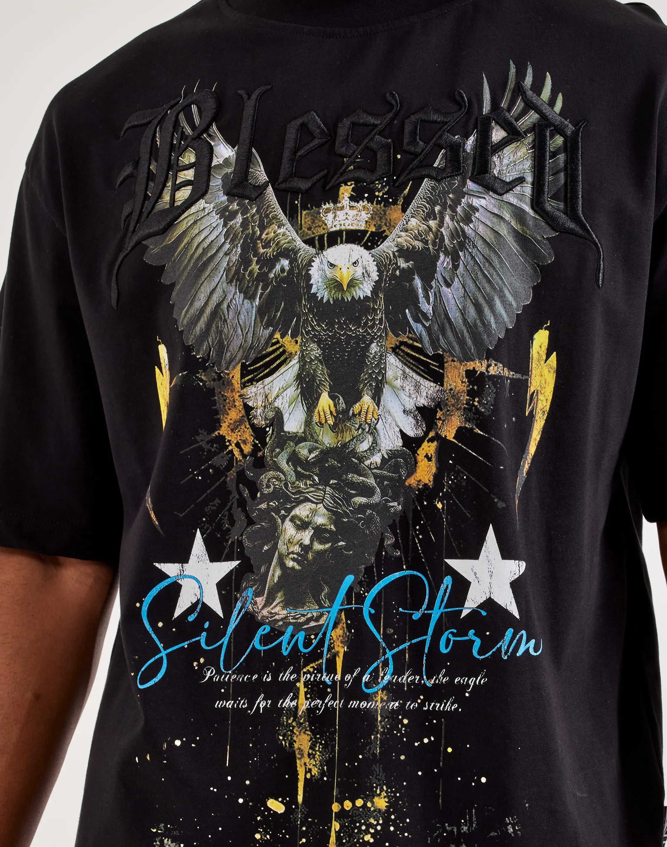 Soft Lining Easy Wash Blessed UK Silent Storm Tee