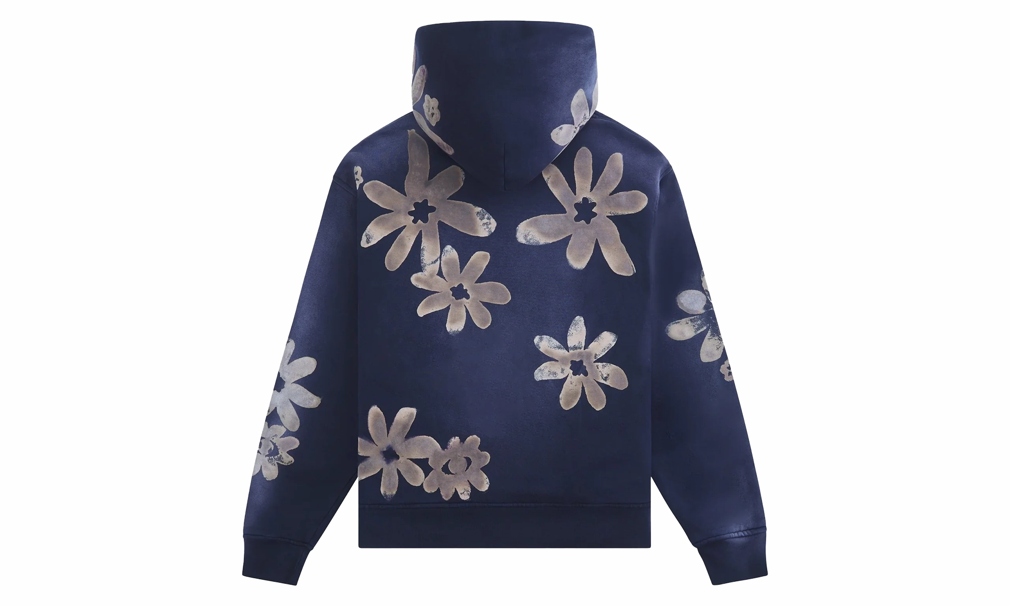 Block Print Hoodie w/ heavy crystals "Nightfall"