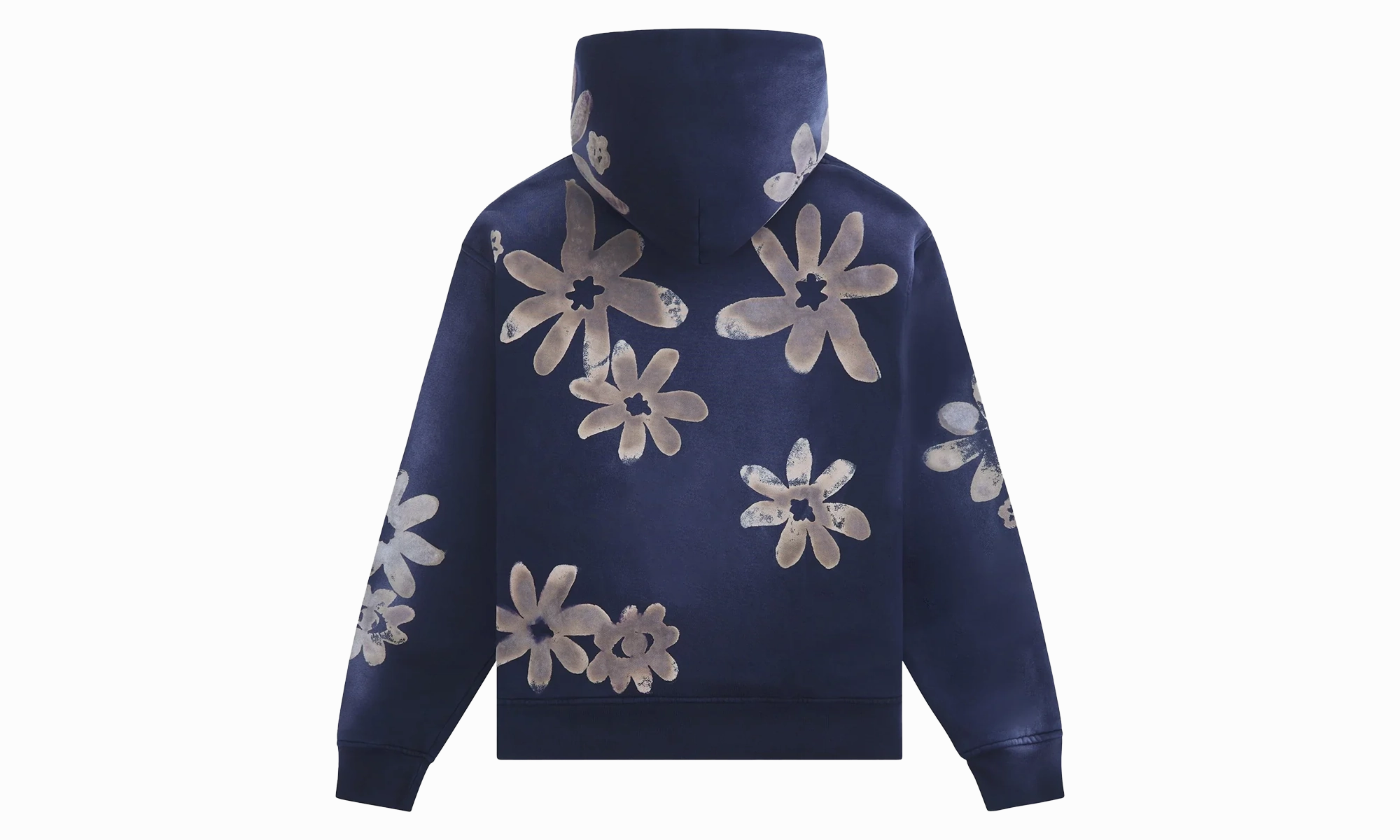 Block Print Hoodie w/ heavy crystals "Nightfall"