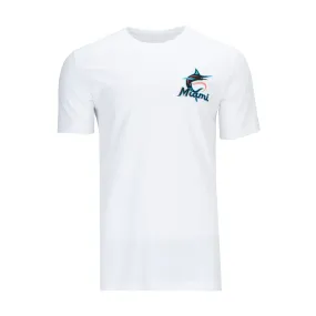 Icon Fit LayeredNeckline Marlins Ice Cream Helmet Tee - Mens