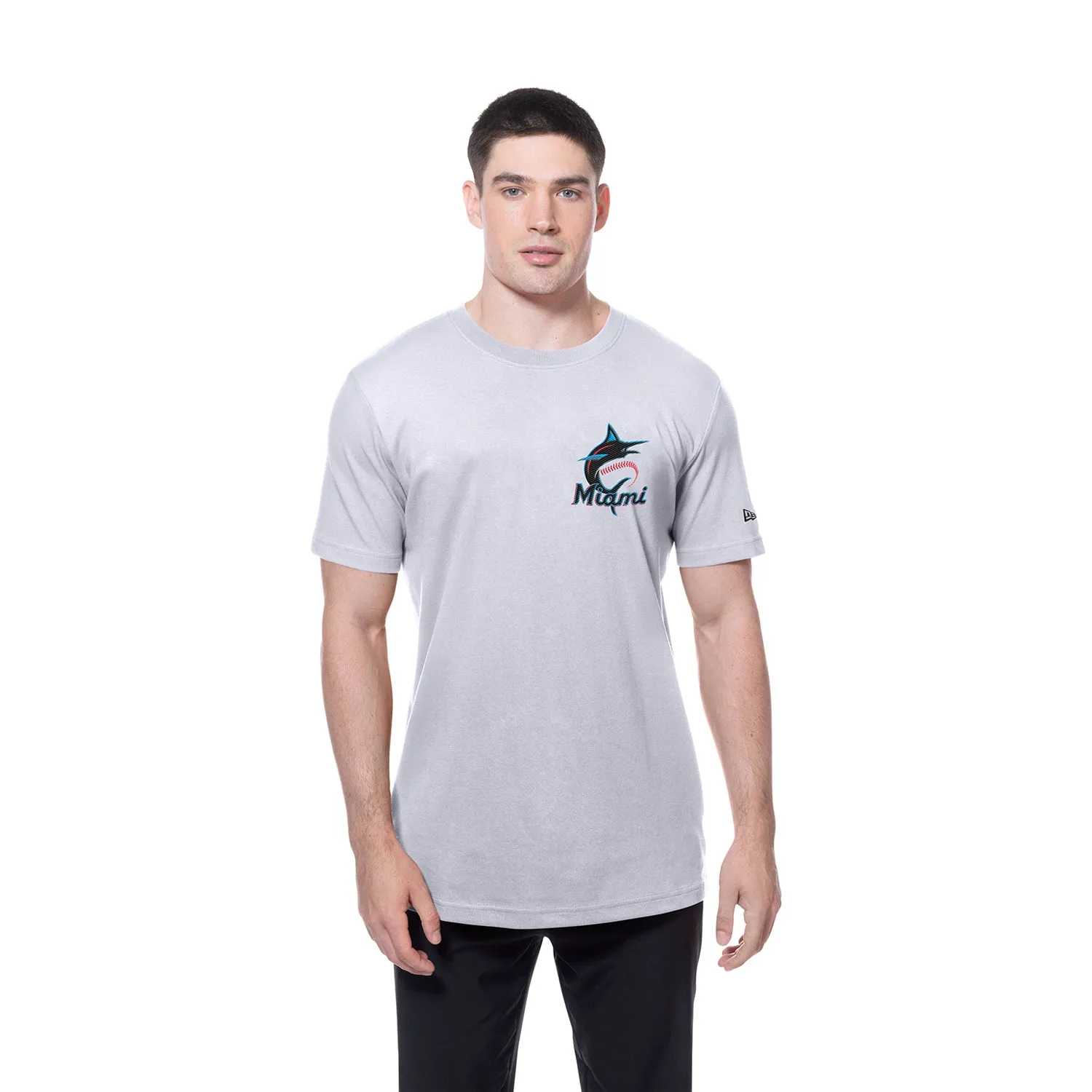 Inner Glow SmoothGripFastenings Marlins Ice Cream Helmet Tee - Mens
