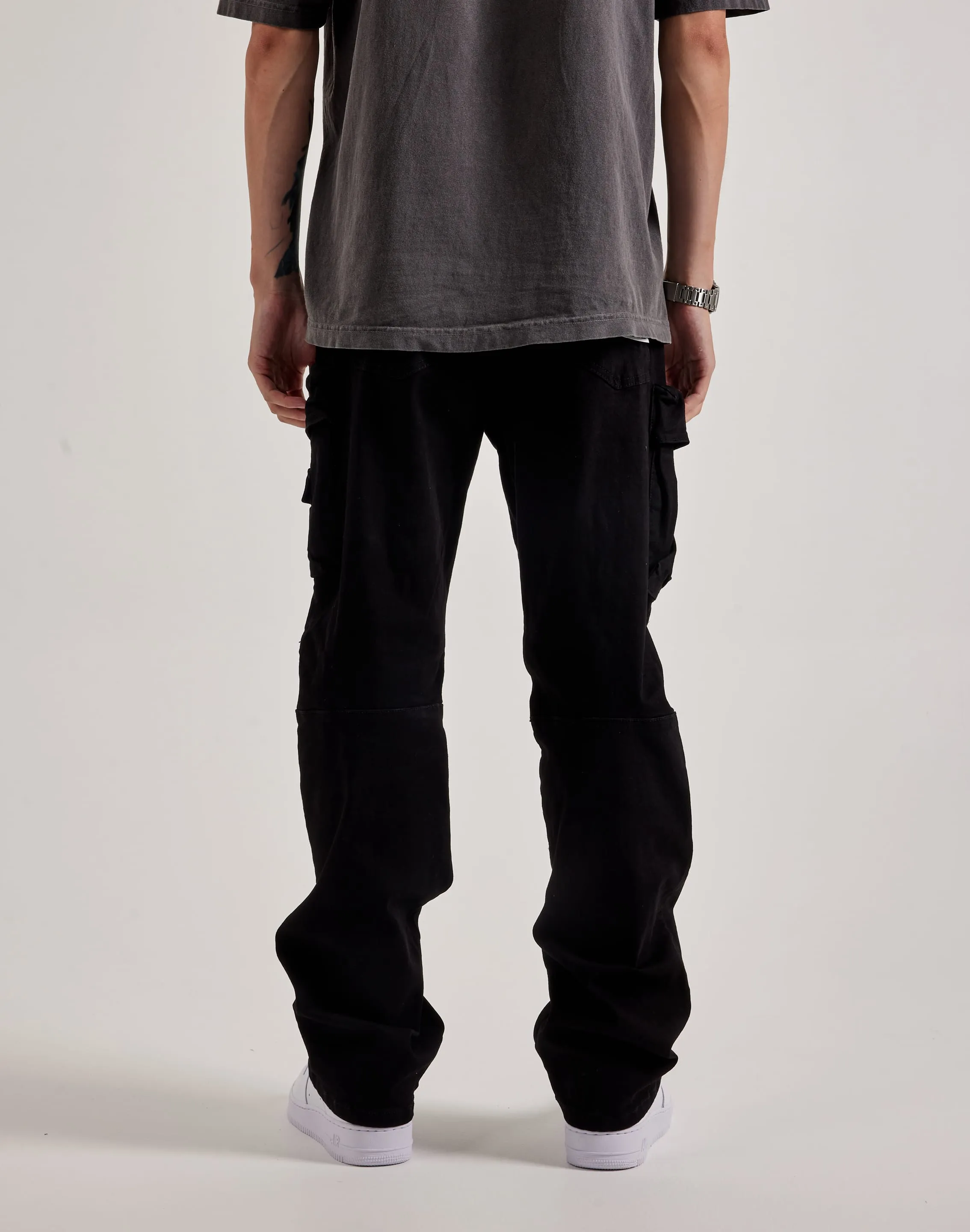 Reinforced Edges Smoke Rise Cargo Pants