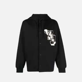 RollUp Sleeves GTX FT HOODIE - BLACK